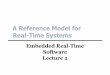 A Reference Model for Real-Time Systemset.engr.iupui.edu/~dskim/Classes/ESW5004/RTSys Lecture...3 A Reference Model of Real-Time Systems •Want to develop a model to let us reason