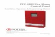 PFC-6800 Fire Alarm Control Panel - Potter Electric Signal ... · The PFC-6800 system is designed for use as a fire control panel for life safety applications. System Features yy
