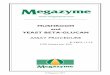 ASSAY PROCEDURE - Megazyme · 2019-11-13 · procedure. This booklet describes a method for the specific measurement of 1-3:1-6-b-glucan in mushroom and mycelial products, yeast and