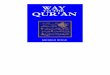 Way to the Qur'an - Bihar Anjuman(Holy Qur'an 2:121) TILAWAH OR RECITATION Tilawah or recitation is an act in which your whole person - soul, heart, mind, tongue and body - should