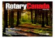 The Rotary Canada - October 2019 · Joe Cane Design and Production Assistant To inquire about advertising: Marc Dukes, The Rotarian, ... you are a traditional club that meets over