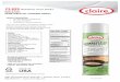 CL829 TECHNICAL DATA SHEET · ingredientes: ace-ite de soja, lecitina y propelente (sin clorofluorocarbonos). contiene: soya claire non-stick anti-adherente vegetable oil cooking