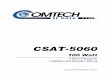 CSAT-5060 - AB Veirs · This manual provides installation and operation information for the Comtech EF Data CSAT-5060 100 Watt C-Band Transceiver. This is a technical document intended