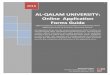 AA LL--QQAALLAAMM UUNNIIVVEERRSSIITTYY ...Al-Qalam University Katsina offers various higher degree programmes at pre-degree, certificate, undergraduate and postgraduate levels. The