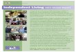 Independent Living 2013 Annual Report · Springfield Center for Independent Living (SCIL) Page 15 Stone-Hayes Center for Independent Living (SHCIL) ... (DRS), we are pleased to share