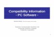 Compatibility Information - PC Software€¦ · Notes on Windows Server 2012 R2 or Windows Server 2016 for CA Server (Required settings) Appendix-2: Notes on Windows Server 2012 R2