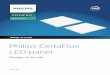 Philips CertaFlux LED panel€¦ · effect on the performance of LED panel in terms of light output, lifetime and lumen maintenance. Measurement of critical temperature point The