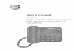 CL2940 Big button/big display telephone with speakerphone ... · Observe proper polarity orientation between the battery and metallic contacts. Do not disassemble your telephone