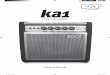 Drum Amplifier - KAT Percussion · and reliable performance. Inside this manual, you’ll find valuable information about the amp’s controls and specifications. Being familiar with