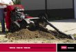 Specifications Trenching Is Easier...power system TRX•15 TRX•19 TRX•26 Engine 15 hp Kawasaki FH430V, V-twin 19 hp Kawasaki FH580V, V-twin 26 hp Kawasaki FX730V, V-twin Cooling