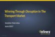 Winning Through Disruption In The Transport Market · potential factors that may impact our business are set forth in Infinera’s Quarterly Report on Form 10 -Q for the fiscal quarter