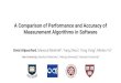 A Comparison of Performance and Accuracy of Measurement …minlanyu.seas.harvard.edu/talk/sosr18.pdf · 2018-04-27 · A Comparison of Performance and Accuracy of Measurement Algorithms