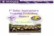 1st Solar Instructors Training Zimbabwe Report · No big Parabolic Cooker to show the real efficiency and effectiveness of solar cooking We could not secure more funding for starter