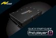 QUICK START GUIDE - AV Stumpfl...Quick Start Guide - Purpose and Target Group ... 9 FHD Player 9 12V Mains adapter/1.25A 9 SDHC Card 8 GB 9 Quick Start Guide Files on SDHC card on