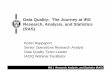Data Quality: The Journey at IRS Research, Analysis, and ... Rappaport.pdf · Document 6209 (IRS Processing Codes and Information) Functional Specification Packages (FSPs), Computer