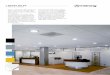 oPTRA RH 95 - Shah Interiorsshahinteriorsinc.com/wp-content/uploads/2016/08/optra...Optra is a glass fibre ceiling solution for high acoustic spaces with glass fibre (Optra FG) and