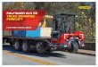PALFINGER GLS 55 TRUCK MOUNTED FORKLIFT · PALFINGER‘s panoramic visibility sets a new standard in operator visibility and safety. Class III fork boards with a wide Class IV opening