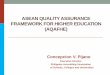 ASEAN Quality Assurance Framework for Higher Education ... · Philippine Accrediting Association . of Schools, Colleges and Universities . ASEAN QUALITY ASSURANCE ... To develop a