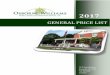 GENERAL PRICE LIST - Osborne-Williams Funeral …...General Price List These prices are effective as of January 1, 2017 but thereafter subject to change without notice. The goods and