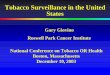 Tobacco Surveillance in the United States · 2016-02-04 · Trends in Per Capita Consumption of Various Tobacco Products – United States, 1880-2001 Source: Tobacco Situation and