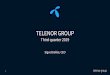 TELENOR GROUP · 2019-10-23 · Challenging situation in Pakistan 7 Q3 2019 Challenging macro environment… impacts performance Devaluations of more than 30% in 2 years Consumer