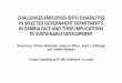 CHALLENGES EMPLOYEES WITH DISABILITIES IN ...afri-can.org/wp-content/uploads/2018/06/Challenges-of...CHALLENGES EMPLOYEES WITH DISABILITIES IN SELECTED GOVERNMENT DEPARTMENTS IN ZAMBIA