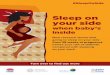 Sleep on your side - stillbirthcre.org.au · 2019-10-13 · Sleep on your side when baby’s inside #SleepOnSide For information on the side sleep study, visit . We thank Tommy’s