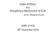 And Disciplinary Mechanism of ICAI · Chapter 2 - Professional Accountants in public practice ... terrorist financing and proceeds of crime • Securities markets and trading, Banking