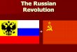 The Russian Revolution - MR EVERS' CLASS WEBSITE€¦ · All Russian land from the border with Germany and Austria-Hungary to the black lines on the map indicates the 25% of Russian