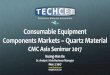 Consumable Equipment Components Markets Quartz Material · Consumable Equipment Components Markets – Quartz Material CMC Asia Senimar 2017 Kuang-Han Ke Sr. Analyst / Asia Business