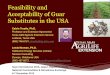 Feasibility and Acceptability of Guar Substitutes in the USAagrilife.org/lubbock/files/2014/01/Guar-NCDEX-Jaipur-India-7Dec201… · Synthetic polymers (examples: acrylamide and acrylamido-methyl
