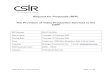 Request for Proposals (RFP) The Provision of Video ... · Request for Proposals (RFP) The Provision of Video Production Services to the CSIR RFP Number 922-27-02-2020 Date of Issue