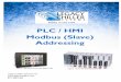 PLC / HMI Modbus (Slave) Addressing...Legacy Chiller Systems, Inc. 877-988-5464 PLC / HMI Modbus (Slave) Addressing Made in the USA Legacy -HMI touch screen with built in web- Legacy