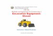 Methods and Equipment for Construction 2 Excavation ... · Methods and Equipment for Construction 2 Excavation Equipment: Shovel Instructor: Ahmed Elyamany Spring, 2015 Arab Academy
