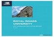 ROYAL ROADS UNIVERSITY - British Columbia · shop. Continued ... Conduct a geothermal feasibility study to determine the feasibility of a ground water heat pump system to provide