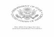 The 2016 Foreign Service Annual Annuitant NewsletterThis 2016 edition of the Department of State Annual Annuitant Newsletter contains essential information for annuitants. Topics covered