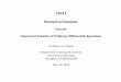 Lecture Numerical Solution of Ordinary Differential Equationsjzhang/CS537/lecture8.pdf · 2010-04-26 · Numerical Solution of Ordinary Differential Equations Professor Jun Zhang