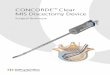 CONCORDE Clear MIS Discectomy Devicesynthes.vo.llnwd.net/o16/LLNWMB8/INT Mobile/Synthes International... · CONCORDE Clear MIS Discectomy Device Surgical Technique DePuy Synthes 3
