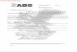 Electronically published by ABS Genoa. Reference T1567885 ... · - Rules for Building and Classing Steel Vessels Under 90 Meters (295 Feet) in Length (2016): 4-1-1/7.5; - Rules for