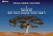 TEACHERS NOTES - NFSA Online Shopshop.nfsa.gov.au/assets/files/Who Do You Think You... · TEACHERS NOTES FILM AUSTRALIA Series synopsis Australian celebrities play detective as they