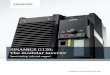 SINAMICS G120: The modular inverter · 2019-05-06 · 2 Irrespective of whether pumping, ventilating, compress-ing, moving or processing: SINAMICS G120 is the univer-sal drive to