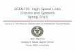 ECEN720: High-Speed Links Circuits and Systems …spalermo/ecen689/lecture3_ee720_tdr...Lecture References • Majority of TDR material from Dally Chapter 3.4, 3.6 - 3.7 • Majority