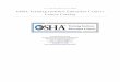 OSHA Training Institute Education Centers Course Catalog€¦ · 3 OSHA #511 Occupational Safety and Health Standards for General Industry This course covers OSHA Standards, policies,