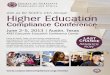 Join us for SCCE’s 11th Annual Higher Education · Prevention – Mark E. Meaney, Director of Ethics and Compliance, Office of Ethics, Compliance and Audit Services, University