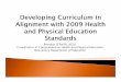 Brendan O’Reilly, M.Ed. Coordinator of Comprehensive Health and Physical Education ... · 2015-08-19 · The Common Core State Standards are a state-led effort coordinated by the