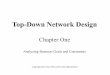 Top-Down Network Designeprints.binadarma.ac.id/630/1/PERC.&MANAJ.JARINGAN...Top-Down Network Design •Network design should be a complete process that matches business needs to available