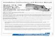 Model 70 & 70E Actuator* for Trailer Brakes · 2019-09-12 · TIE DOWN ENGINEERING • Atlanta, GA 30336 (404) 344-0000 Installation Instructions and Service Manual Model 70 & 70E