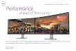 Dell UltraSharp 34 Curved Monitor | U3415W Performance · with amazingly detailed edge-to-edge WQHD imagery and crystal clear sound. Enhances your senses with amazing visual and audio