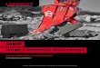 MRP...MRP Mobile Rotating Pulverizer Operation & Maintenance Manual | 7 ATTACHMENT DESCRIPTION MRP rotating pulverizer is designed for demolition, crushing and cutting scrap and metal