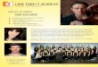 Presents in concert John bucchino - Lake Forest Academy...Presents in concert John bucchino n Broadway composer and lyricist n Friday, April 8, 7 p.m. ... Judy Collins, Liza Minnelli,